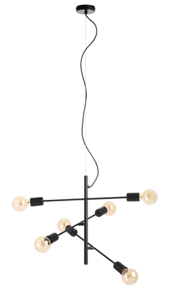 Lampa wisząca ATENEA czarny 6xE27