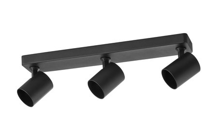 Lampa sufitowa/ścienna GOT R3 czarny 3xGU10