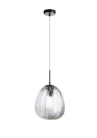 Lampa wisząca MENTA czarny, transparentny Ø26cm 1xE27