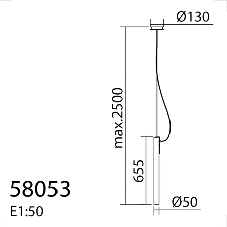 Lampa wisząca OSLO mosiądz mat LED 16W 3000K szkło transparentne, ściemnialna