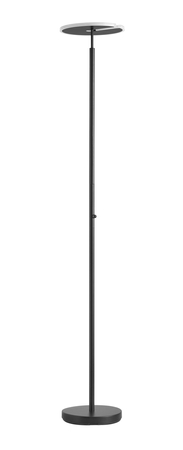 Lampa podłogowa VEGA S czarny 40W 3000K ściemniacz z włącznikiem