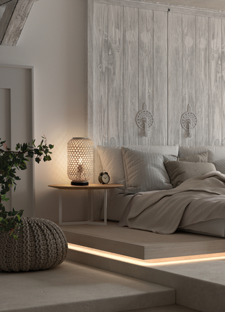 Lampa stołowa INDIA Ø24,5 naturalny 1xE27