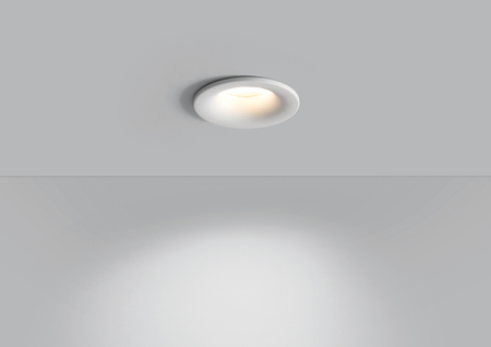 Lampa podtynkowa łazienkowa NOBEL biały mat GU10 ø85mm IP65