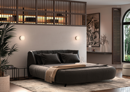 Lampa ścienna SUN czarny mat LED 8W 3000K