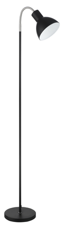 Lampa podłogowa CIGNO czarny mat 1xE27 ruchoma