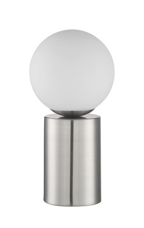 Lampa stołowa MARS chrom matowy E14 włącznik dotykowy