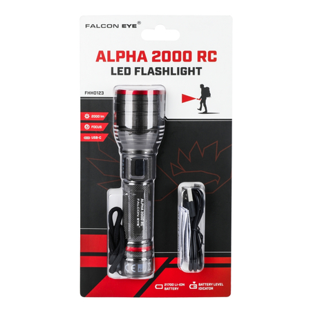 Latarka LED Falcon Eye ALPHA 2000 RC