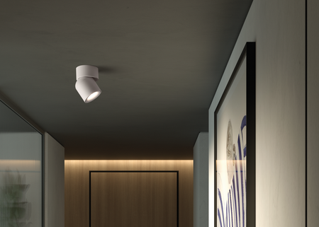 Lampa sufitowa łazienkowa MARTINA biały mat GU10 Ø94mm IP44