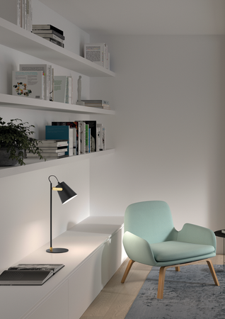 Lampa stołowa KAI czarny E27