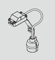 Zestaw uchwyt GU10 + isodom + wspornik