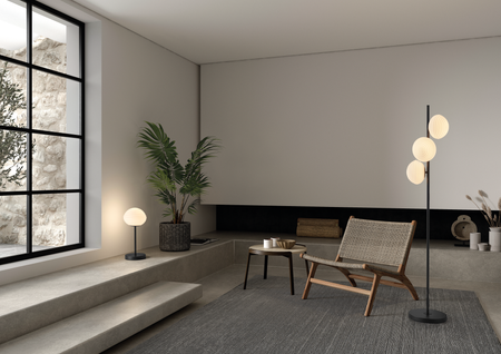 Lampa podłogowa CIAO mosiądz mat 3xE27 Ø18