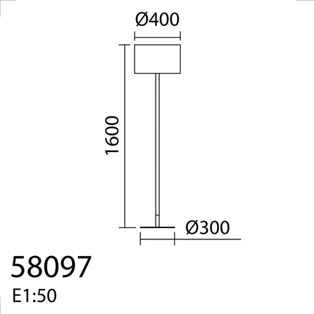 Lampa podłogowa NOELIA biały mat, drewno naturalne 1xE27 abażur biały