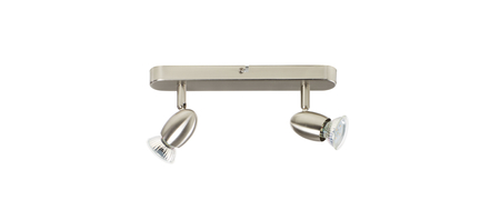 Lampa sufitowa OUVI 2xGU10 chrom matowy