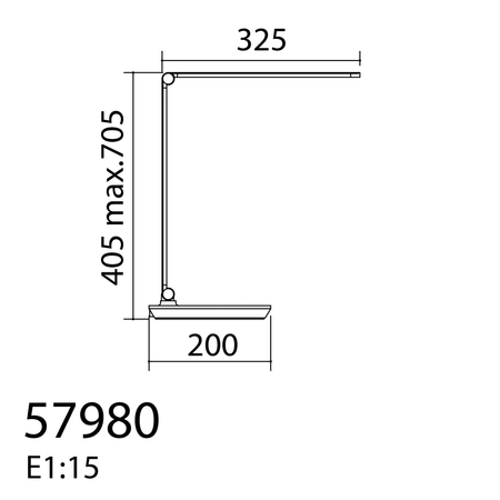 Lampa stołowa SUSI biały 10W CCT 3000-6500K sterowanie dotykowe, ściemnianie, ładowarka indukcyjna i USB