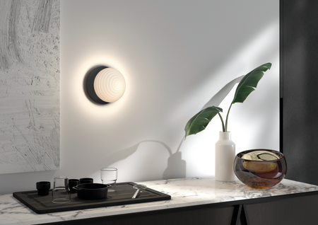 Lampa ścienna CIAO czarny 1xE27 Ø18