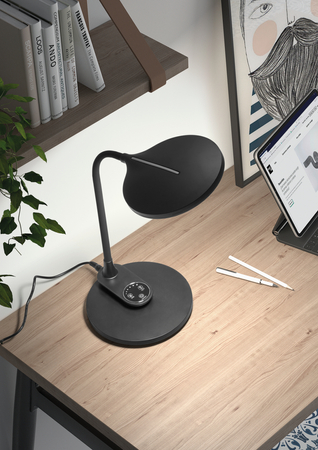 Lampa stołowa ANNA czarny 10W CCT 2700-6000K ściemnianie