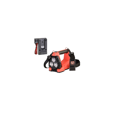 Latarka strażacka szperacz Streamlight SS Fire Vulcan LED T-4A – ładowalna, zestaw z akumulatorem Li-Ion, ładowarką 12V, uchwytem i paskiem szybkiego wypięcia