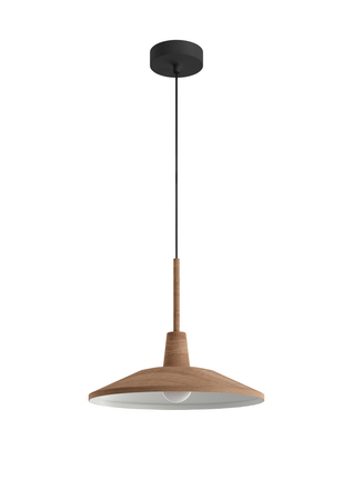 Lampa wisząca DENVER orzech Ø33 E27