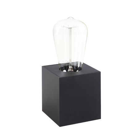 Lampa stołowa CUBIK czarny E27