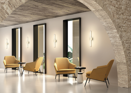 Lampa ścienna OSLO nikiel mat LED 8W 3000K szkło transparentne, ściemnialna