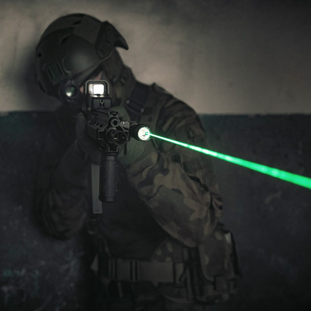 Olight Latarka na broń z celownikiem laserowym Odin GL M z montażem 1500 lumenów