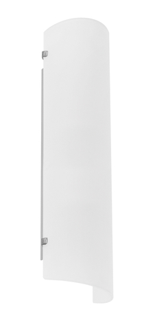 Lampa ścienna BARR szkło piaskowane białe 2xE14