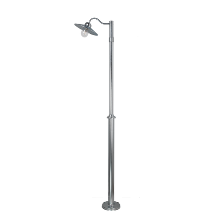 KARLSTAD 2033 HOT-DIP GALVANIZING E27 LED 9W COMPLETE WITH A POLE