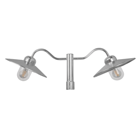 KARLSTAD 2030 HOT-DIP GALVANIZING 2xE27 LED 2X 9W DOUBLE