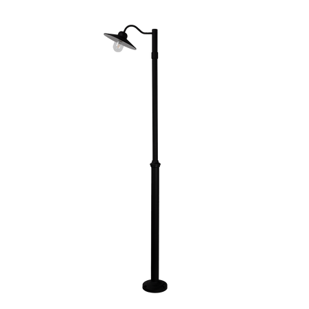 KARLSTAD 2033 BLACK E27 LED 9W COMPLETE WITH A POLE