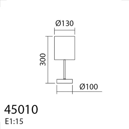 Lampa stołowa SET WOOD biały 1xE14 abażur biały