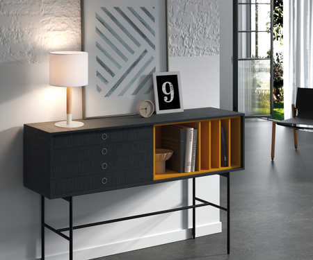 Lampa stołowa NOELIA biały mat, drewno naturalne 1xE27 abażur biały