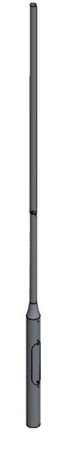 LAMPPOST 2001 ALUMINIUM o60 450CM REVISION DOOR / NO BASE / ACCESSORY / M241C