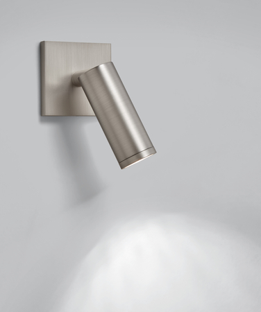 Lampa ścienna podtynkowa ASIA nikiel mat LED 3W 60x60mm 3000K