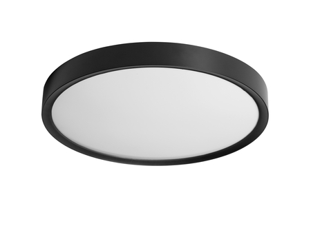 Lampa sufitowa ASLI APP czarny mat LED 80W 480mm CCT 3000-6500K APP TUYA