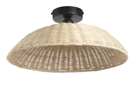 Lampa sufitowa/ścienna TRENZA naturalny ø40cm 1xE27