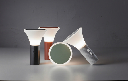 Lampa stołowa SPOT biały mat 3W akumulatorowa przenośna IP44 ściemnianie 3 stopniowe