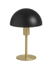 Lampa stołowa POMA mosiądz mat, czarny klosz E14