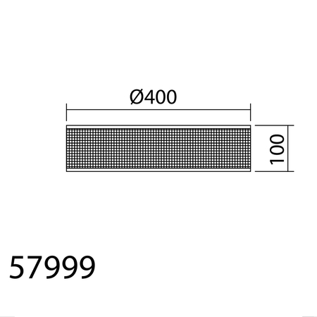 Lampa sufitowa OLGA czarny ø40cm 3xE27 abażur z tkaniny