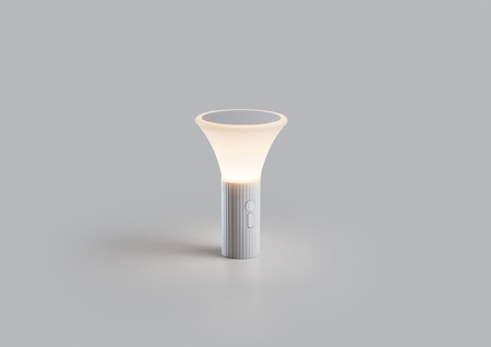 Lampa stołowa SPOT biały mat 3W akumulatorowa przenośna IP44 ściemnianie 3 stopniowe