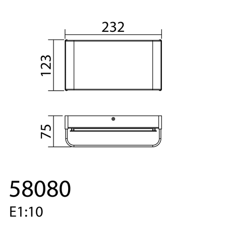 Lampa ścienna TOIS mosiądz mat LED 8W 3000K
