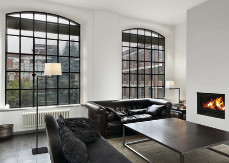 Lampa stołowa FINESS S czarny mat 1xE27 regulowana, abażur biały w komplecie