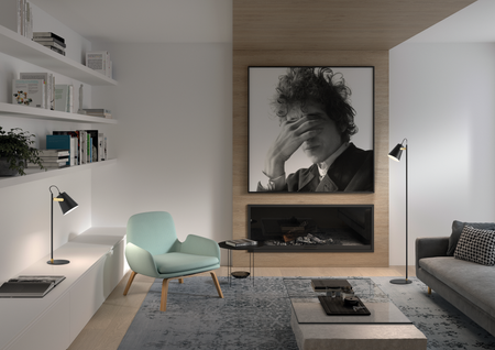 Lampa stołowa KAI czarny E27