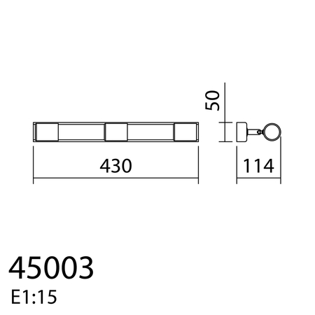 Lampa sufitowa ETNIA R3 biały mat 3xE27, naturalne drewno sosnowe