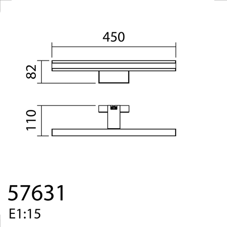 Lampa ścienna łazienkowa TRIBE chrom 2x10W CCT 2700-3600-4500K IP44