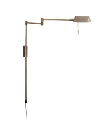 Lampa ścienna LITE brąz LED 8W 3000K CRI90 ściemnianie dotykowe, wtyczka