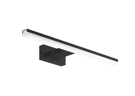 Lampa łazienkowa TIWALL czarny mat LED 12W 450mm 4000K IP44
