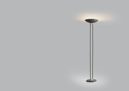 Lampa podłogowa FIRA nikiel czarny matowy 3xE27