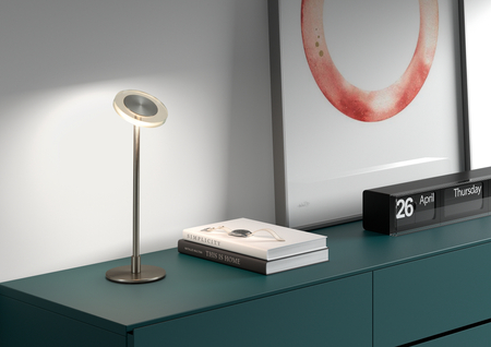 Lampa stołowa ONIX nikiel mat LED 6W 3000K