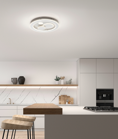 Lampa sufitowa NITRI biały 45W Ø468mm CCT 3000-4000-5500K pilot, ściemnianie, zmiana barwy