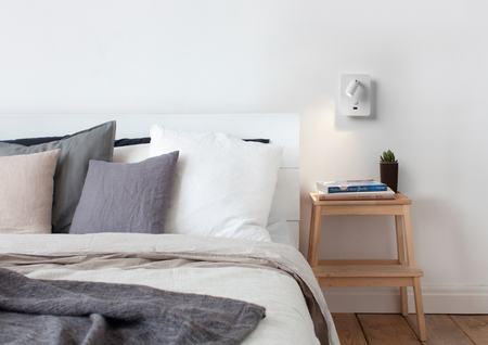 Lampa ścienna READER biały mat + USB LED 3W 3000K